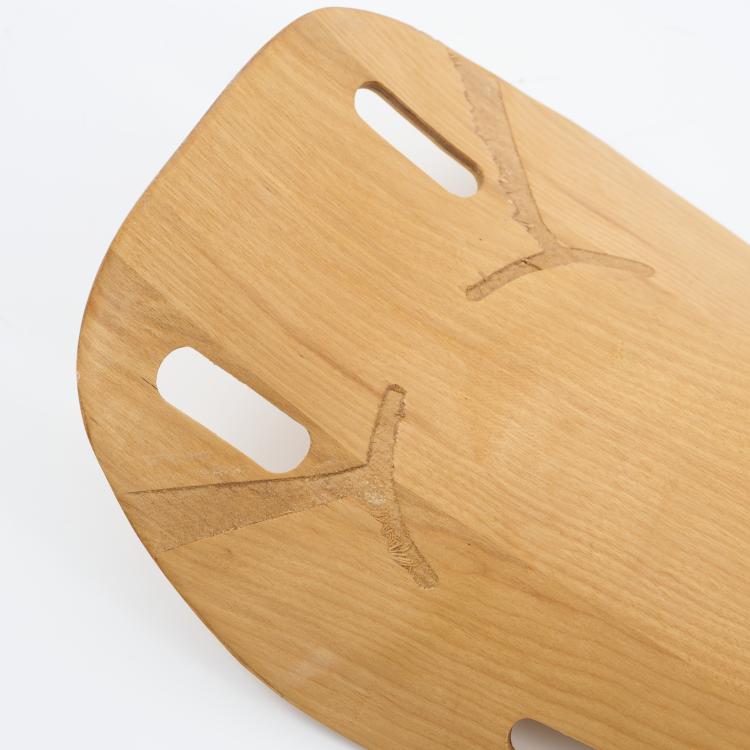 Bild 3 zu Objekt, Beinschiene 'Leg Splint', 1941/42 (Entwurf), Charles Eames,Charles & Ray Eames,Ray Eames, Evans Products Company, Molded Plywood Division, Los Angeles, 177A 49