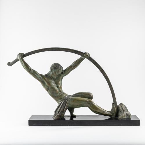 Metallfigur 'L'Age du Bronze', um 1928