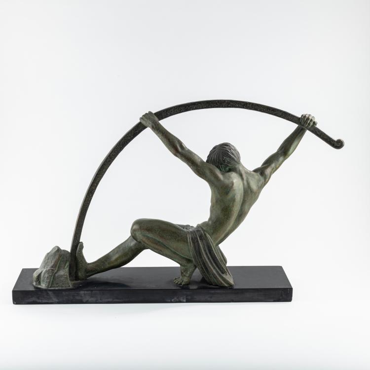 Bild 1 zu Objekt, Metallfigur 'L'Age du Bronze', um 1928, Dem&egrave;tre H. Chiparus, 178A 223