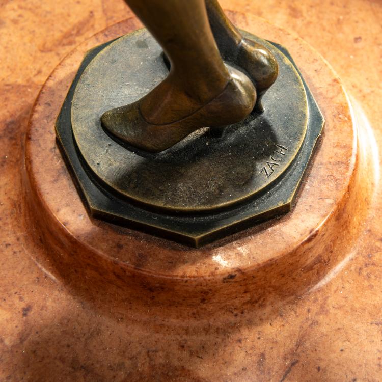 Bild 3 zu Objekt, Tafelaufsatz mit T&auml;nzerin, um 1930, Bruno Zach, 178A 279