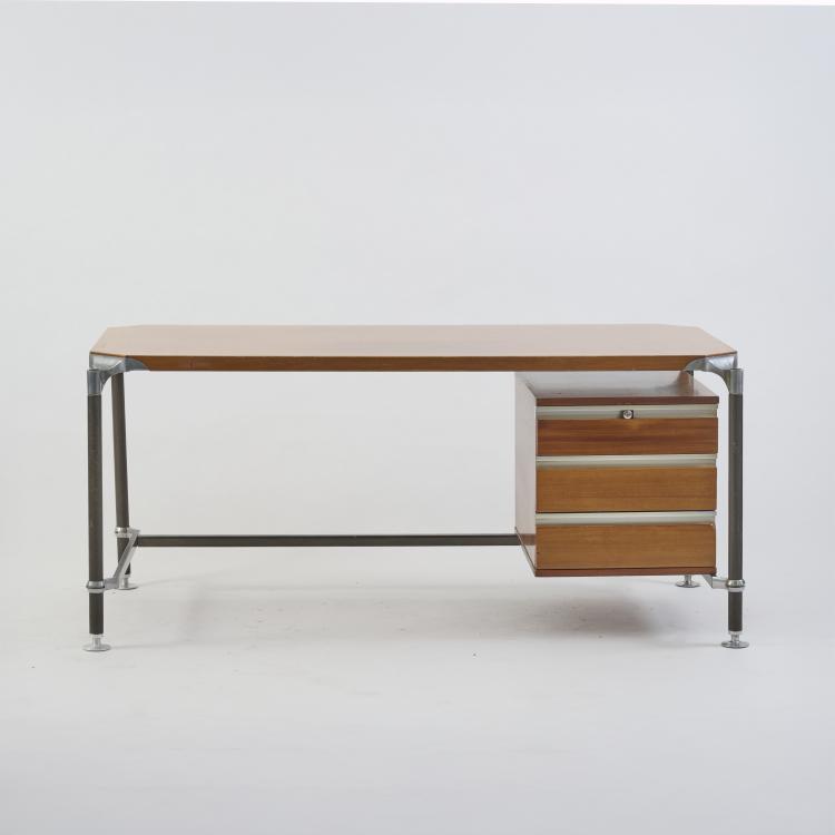 Bild 1 zu Objekt, 'Urio' desk, 1958, Ico Parisi (surroundings), MIM, Mobili Italiani Moderni, Rom, 177A 213
