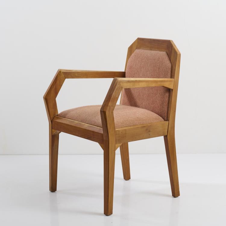 Hauptbild zu Objekt, Anthroposophical armchair, 1920s/30s, Felix Kayser (attributed), Schiller-M&ouml;bel, Stuttgart (zugeschrieben/attr.), 177A 3