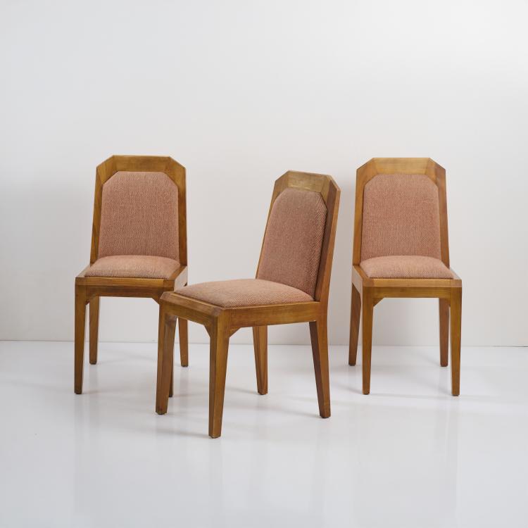 Bild 1 zu Objekt, Drei anthroposophische St&uuml;hle 'K 1247', 1920/30er Jahre, Felix Kayser, Schiller M&ouml;bel, Stuttgart, 177A 1