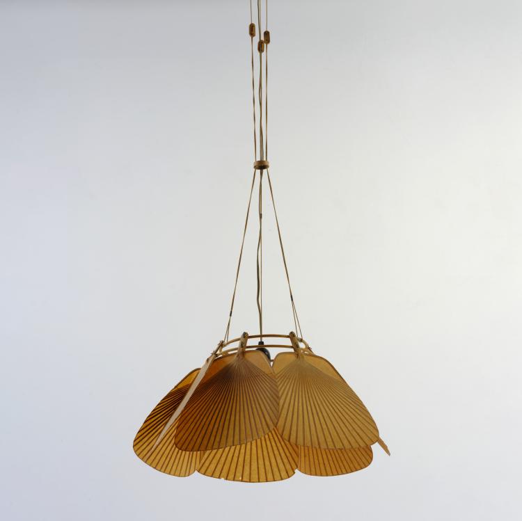 Bild 3 zu Objekt, Ceiling light 'Shichi' from the 'Uchiwa' series, 1973, Ingo Maurer, Design M, Maurer, Ingo, M&uuml;nchen / Munich, 177A 366