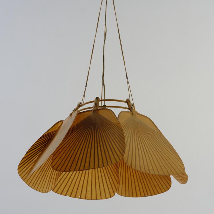 Bild 4 zu Objekt, Ceiling light 'Shichi' from the 'Uchiwa' series, 1973, Ingo Maurer, Design M, Maurer, Ingo, M&uuml;nchen / Munich, 177A 366