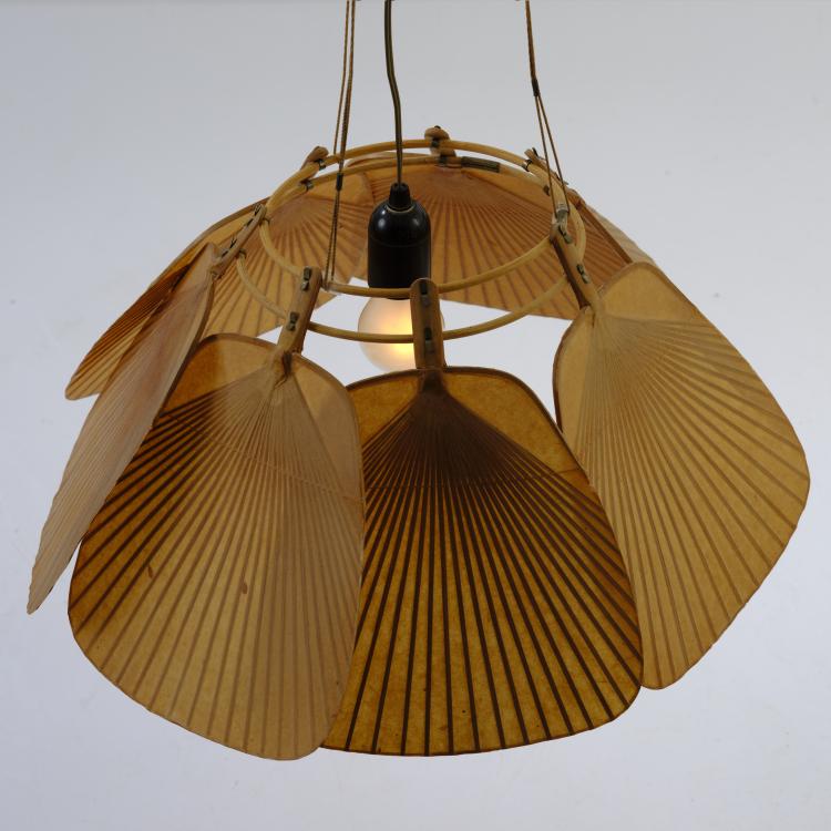 Bild 5 zu Objekt, Ceiling light 'Shichi' from the 'Uchiwa' series, 1973, Ingo Maurer, Design M, Maurer, Ingo, M&uuml;nchen / Munich, 177A 366