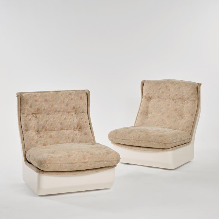 Bild 2 zu Objekt, Six 'Orchid&eacute;e' armchairs, c. 1968 (design), Michel Cadestin, Airborne, Montreuil-sous-Bois, 178B 760