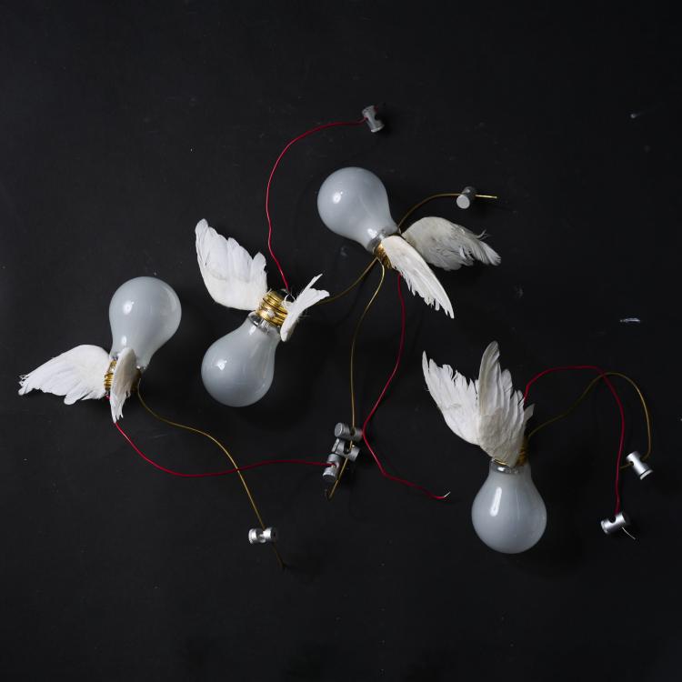 Bild 4 zu Objekt, 'Lucellino' ceiling light / staircase light, 1992 (design), Ingo Maurer, Design M, Maurer, Ingo, M&uuml;nchen / Munich, 177A 365