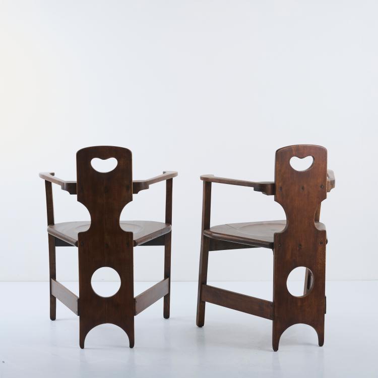 Bild 3 zu Objekt, Zwei Armlehnst&uuml;hle, um 1900, Richard Riemerschmid, Fleischauer's S&ouml;hne, N&uuml;rnberg, 178A 411