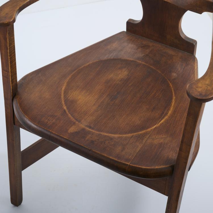 Bild 5 zu Objekt, Zwei Armlehnst&uuml;hle, um 1900, Richard Riemerschmid, Fleischauer's S&ouml;hne, N&uuml;rnberg, 178A 411