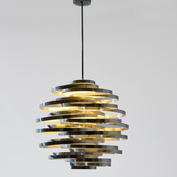 Bild 1 zu Objekt, Ceiling light 'Cyclone', 1970s, Gaetano Sciolari, Sciolari, Rom / Rome, 178B 803