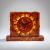 Amber mantel clock, 1930s