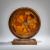 Amber mantel clock, 1930s