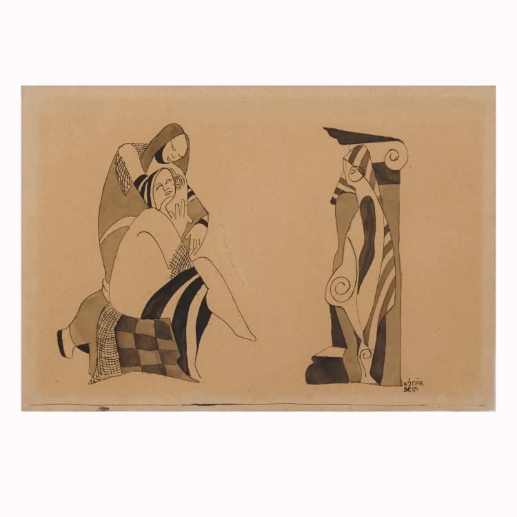 Hauptbild zu Objekt, Constructive Figures, c. 1950, B&eacute;la K&aacute;d&aacute;r, 177C 735