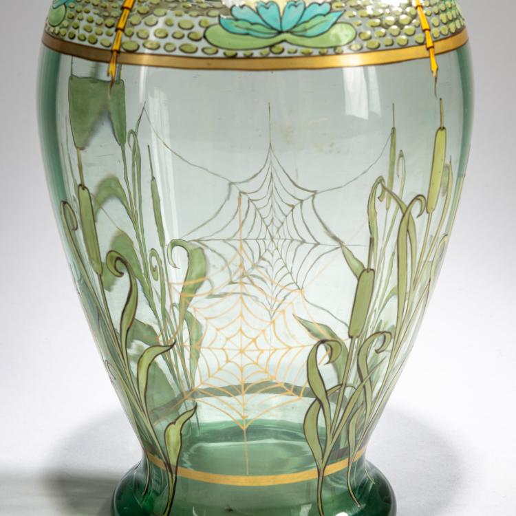 Bild 2 zu Objekt, Vase 'Libellen', um 1900, Fritz Heckert, Heckert, Fritz, Petersdorf, 178A 213