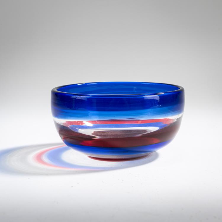 Bild 1 zu Objekt, Small bowl 'A fasce', c. 1953, Fulvio Bianconi, Venini & C., Murano, 177B 553