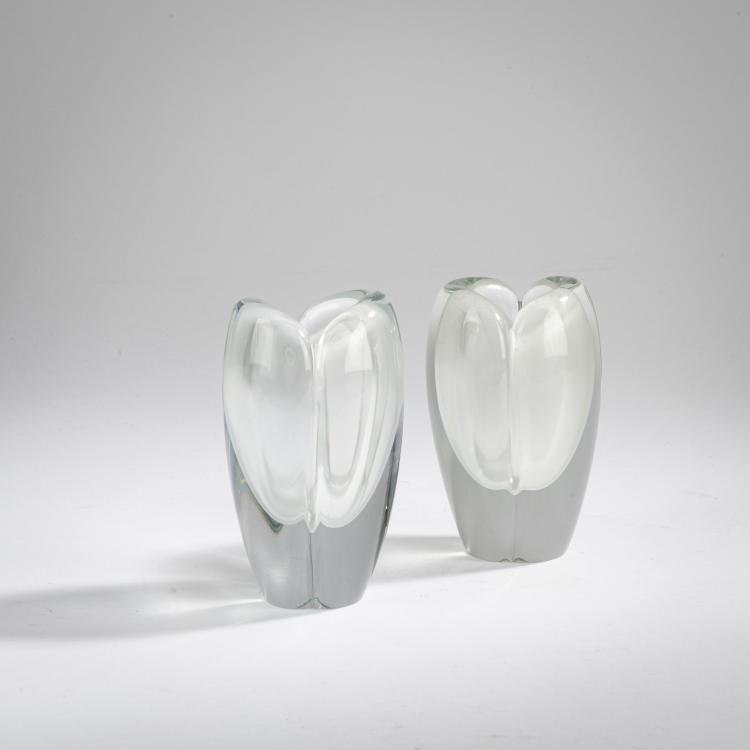 Bild 1 zu Objekt, Zwei Vasen, 1957-59, Kaj Franck, Nuutaj&auml;rvi N&ouml;tsj&ouml;, 177A 82