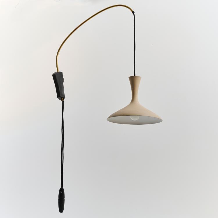 Bild 1 zu Objekt, Wandleuchte mit Gewicht, 1950er Jahre, Deutschland / Germany, 177A 187