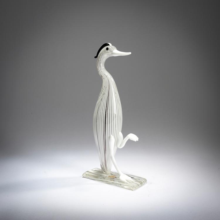 Bild 1 zu Objekt, 'Airone', 1953, Fulvio Bianconi, Venini & C., Murano, 177B 554