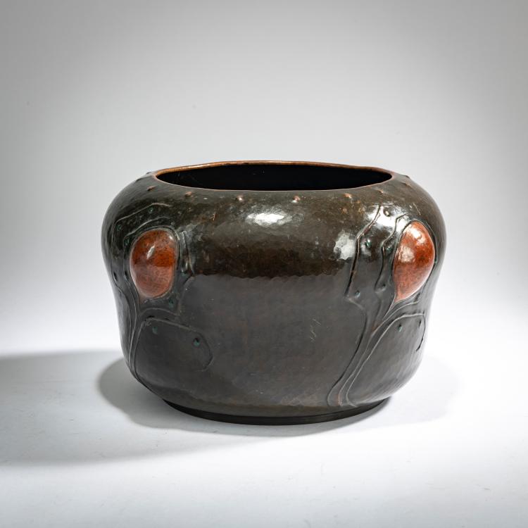 Bild 1 zu Objekt, Cachepot, um 1900, Winhart, J. & Co., M&uuml;nchen / Munich, 178A 427