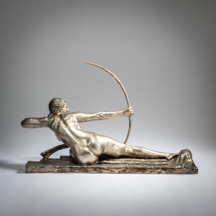Bild 2 zu Objekt, Bronze figure 'Penthesilea', c. 1930, Marcel-Andr&eacute; Bouraine, Susse Fr&egrave;res, Paris, 178A 222