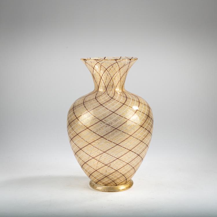 Hauptbild zu Objekt, Vase 'Filigrana a reticello', um 1950, Ercole Barovier, Barovier & Toso, Murano, 177B 526