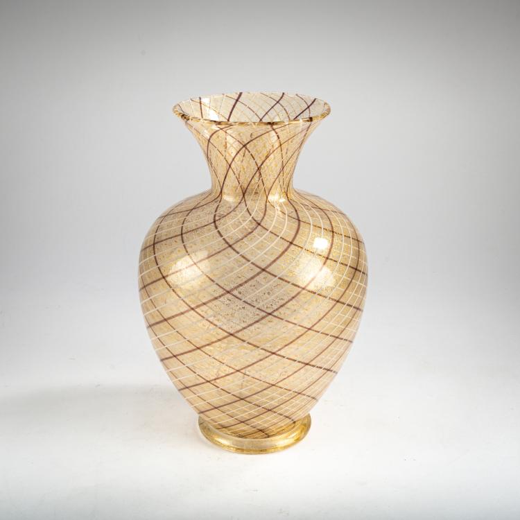 Bild 1 zu Objekt, Vase 'Filigrana a reticello', um 1950, Ercole Barovier, Barovier & Toso, Murano, 177B 526