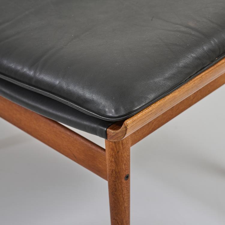 Bild 6 zu Objekt, Armlehnsessel 'Bwana' mit Ottoman, um 1958, Finn Juhl, France & S&oslash;n, Kopenhagen / Copenhagen, 177A 208