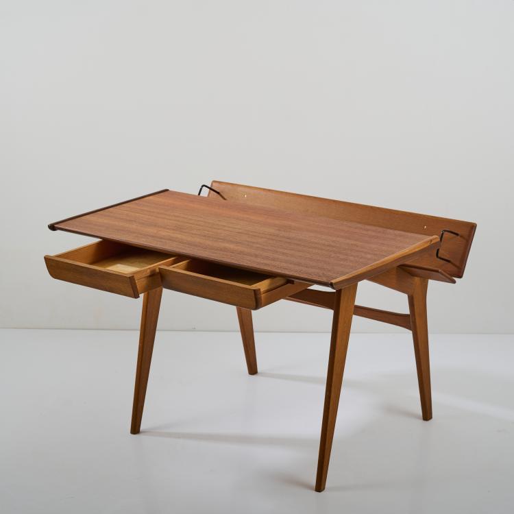 Bild 3 zu Objekt, Schreibtisch, 1950er Jahre, Marcel Gascoin (zugeschrieben), L'Arhec - Am&eacute;nagement Rational de l'Habitation et des Collectivit&eacute;s,  Frankreich / France (zugeschrieben/attr.), 177A 172