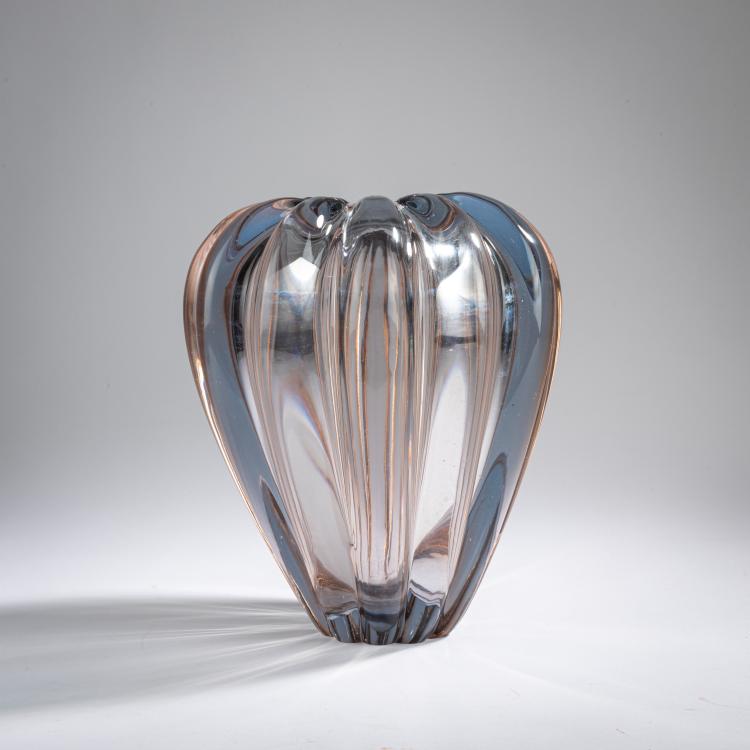 Bild 1 zu Objekt, Vase 'A coste', um 1955, Flavio Poli, Seguso Vetri d'Arte, Murano, 177B 596