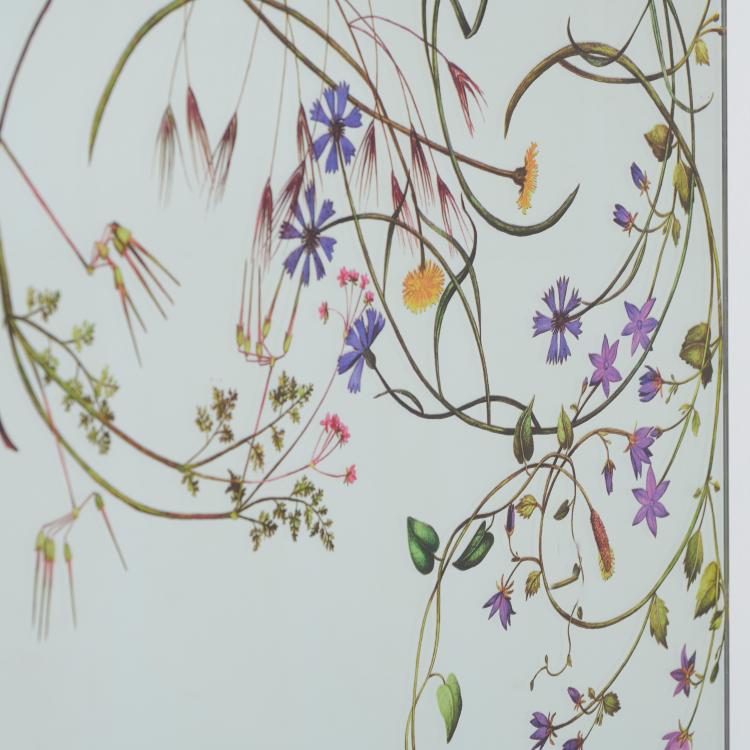 Bild 2 zu Objekt, Wall mirror 'Egeto' - 'Wild Herbs', c. 1990, William Bertocco,Vittorio Locatelli, Driade, Corsico, 178B 887