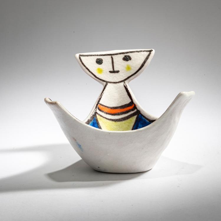 Hauptbild zu Objekt, Schale, 1950er Jahre, Guido Gambone, 177A 56