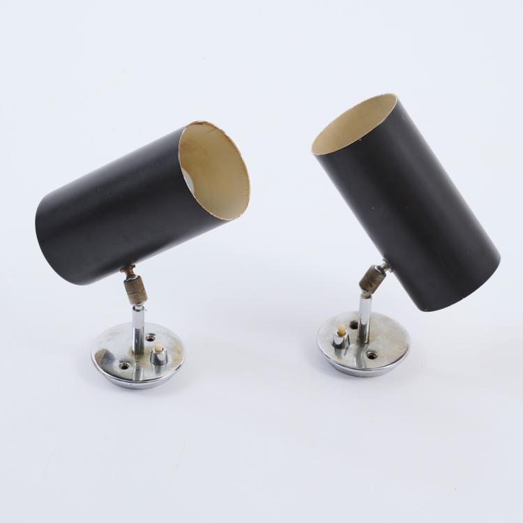 Hauptbild zu Objekt, Zwei Wandleuchten '31', 1960er Jahre, Gino Sarfatti, Arteluce, Mailand / Milan, 177A 314