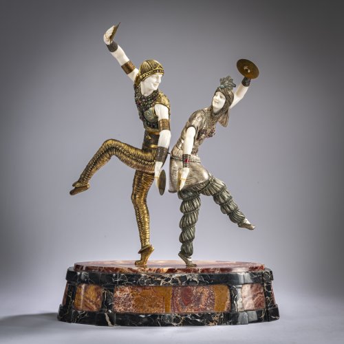 Chryselephantinfigur 'Russische Tänzer', um 1928