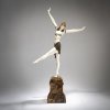 Große Chryselephantinfigur 'Danseuse de Palmyra', um 1928