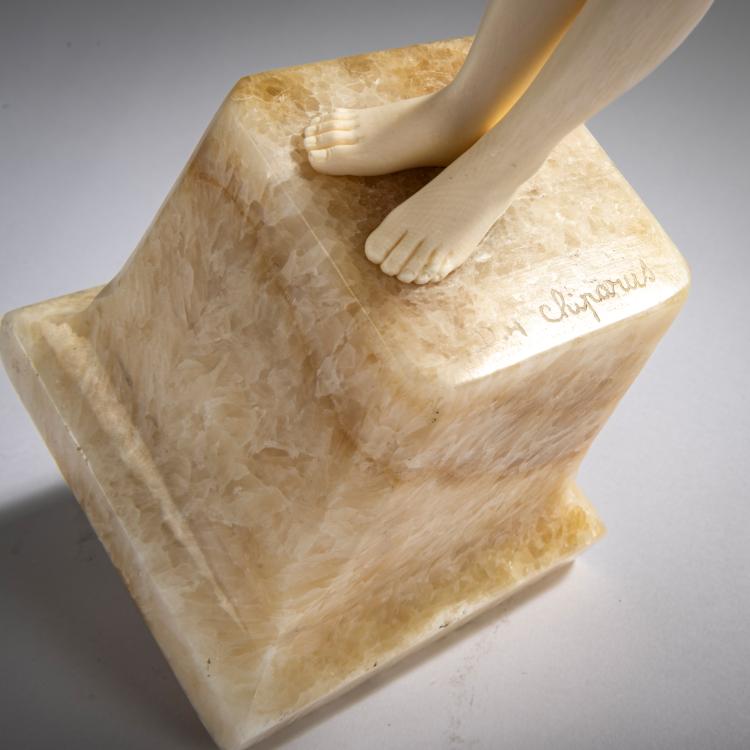 Bild 3 zu Objekt, Chryselephantinfigur 'Innocence', um 1922, Dem&egrave;tre H. Chiparus, 178A 224