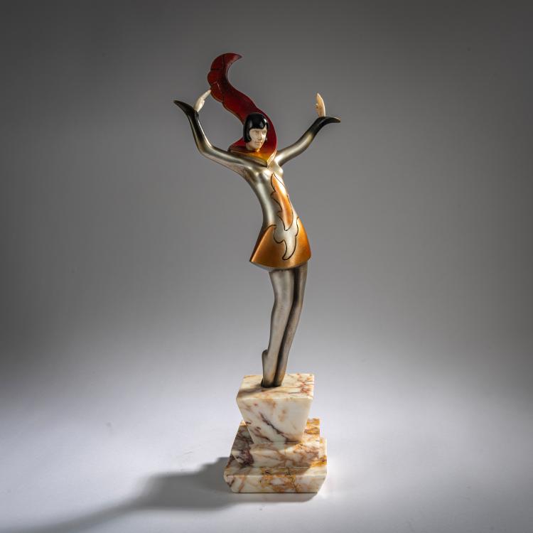 Hauptbild zu Objekt, Chryselephantinfigur 'Lamo', um 1928, Roland Paris, 178A 241