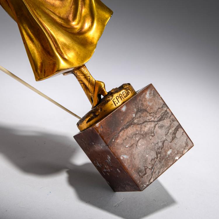 Bild 3 zu Objekt, Chryselephantinfigur 'Elegante', um 1922, Ferdinand Preiss, 178A 258