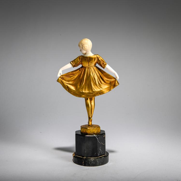 Bild 2 zu Objekt, Chryselephantinfigur 'Liselotte', um 1920, Ferdinand Preiss, 178A 257