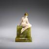 Elfenbeinfigur 'Reflexion', um 1922