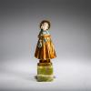Chryselephantinfigur 'Victorianisches Mädchen mit Pompadour', um 1922