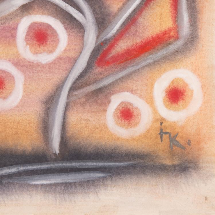 Bild 1 zu Objekt, Blume, um 1970, Ida Kerkovius, 177C 736