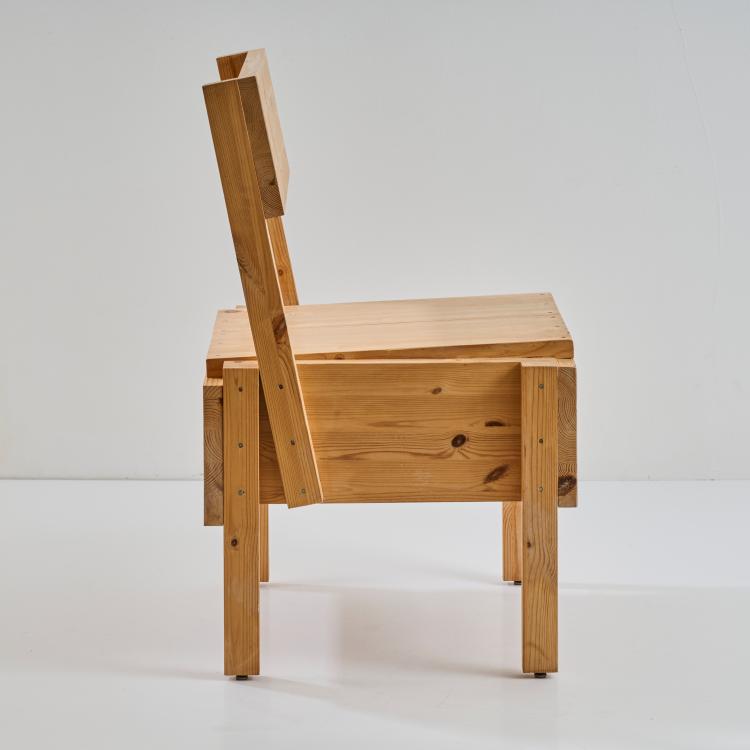 Bild 1 zu Objekt, 'Sedia 1' armchair, 1974 (design), Enzo Mari, Artek, Helsinki f&uuml;r Teo Jakob, Bern (Schweiz)., 178B 804