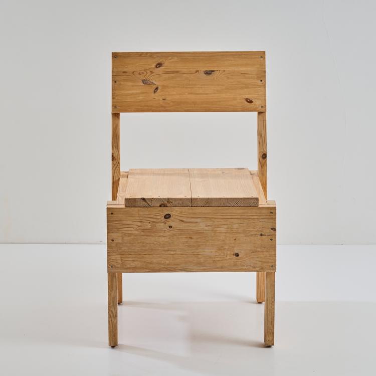 Bild 2 zu Objekt, 'Sedia 1' armchair, 1974 (design), Enzo Mari, Artek, Helsinki f&uuml;r Teo Jakob, Bern (Schweiz)., 178B 804