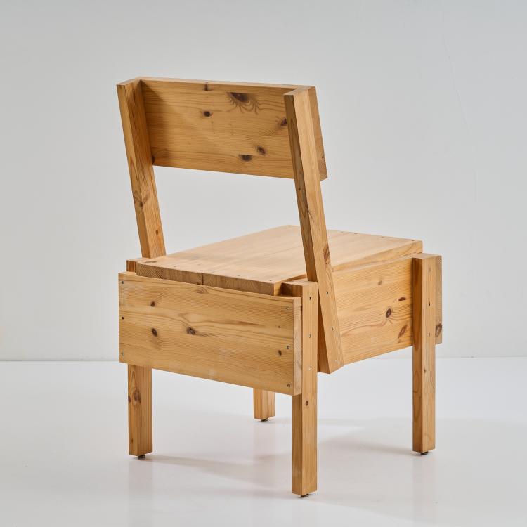 Bild 3 zu Objekt, 'Sedia 1' armchair, 1974 (design), Enzo Mari, Artek, Helsinki f&uuml;r Teo Jakob, Bern (Schweiz)., 178B 804