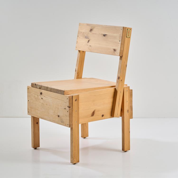 Bild 4 zu Objekt, 'Sedia 1' armchair, 1974 (design), Enzo Mari, Artek, Helsinki f&uuml;r Teo Jakob, Bern (Schweiz)., 178B 804