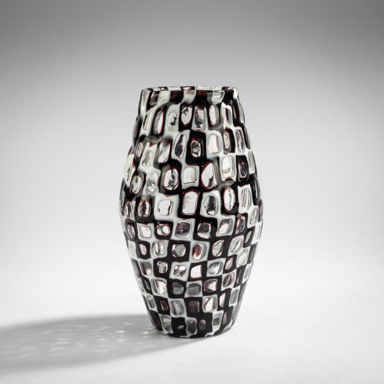 Hauptbild zu Objekt, Vase 'Occhi', 1959/60, Tobia Scarpa, Venini & C., Murano, 177B 565