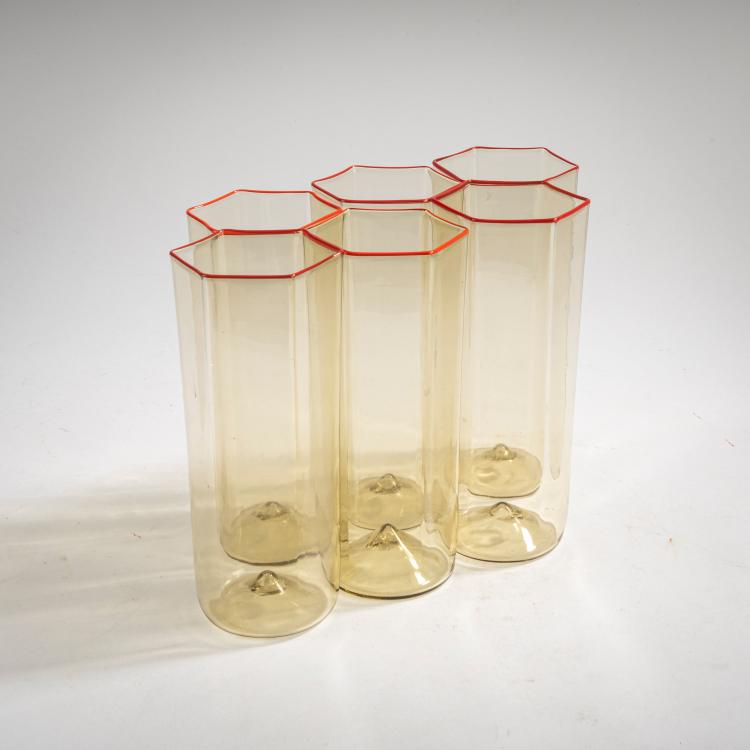 Bild 1 zu Objekt, Sechs Becher, um 1966, Venini & C., Murano, 177B 570