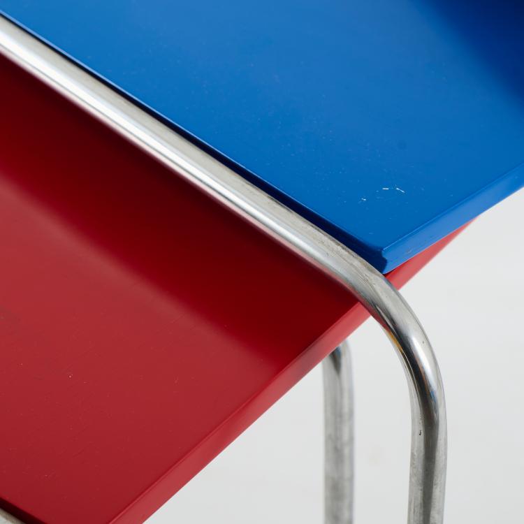 Bild 4 zu Objekt, Four 'B9' nesting tables, 1925/26, Marcel Breuer, Thonet, Paris, 177A 31