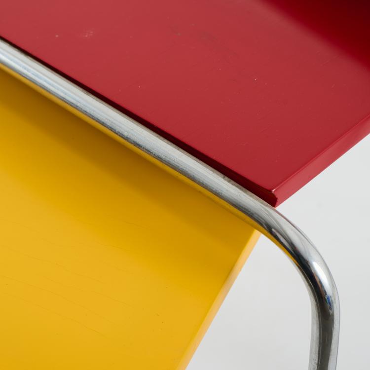 Bild 5 zu Objekt, Four 'B9' nesting tables, 1925/26, Marcel Breuer, Thonet, Paris, 177A 31